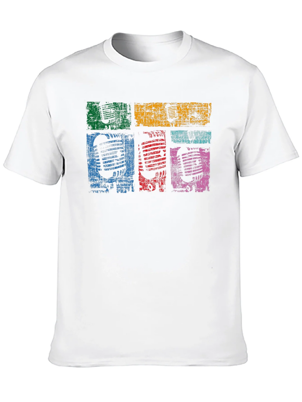 Retro Microphone Graphic T-Shirt product image 9