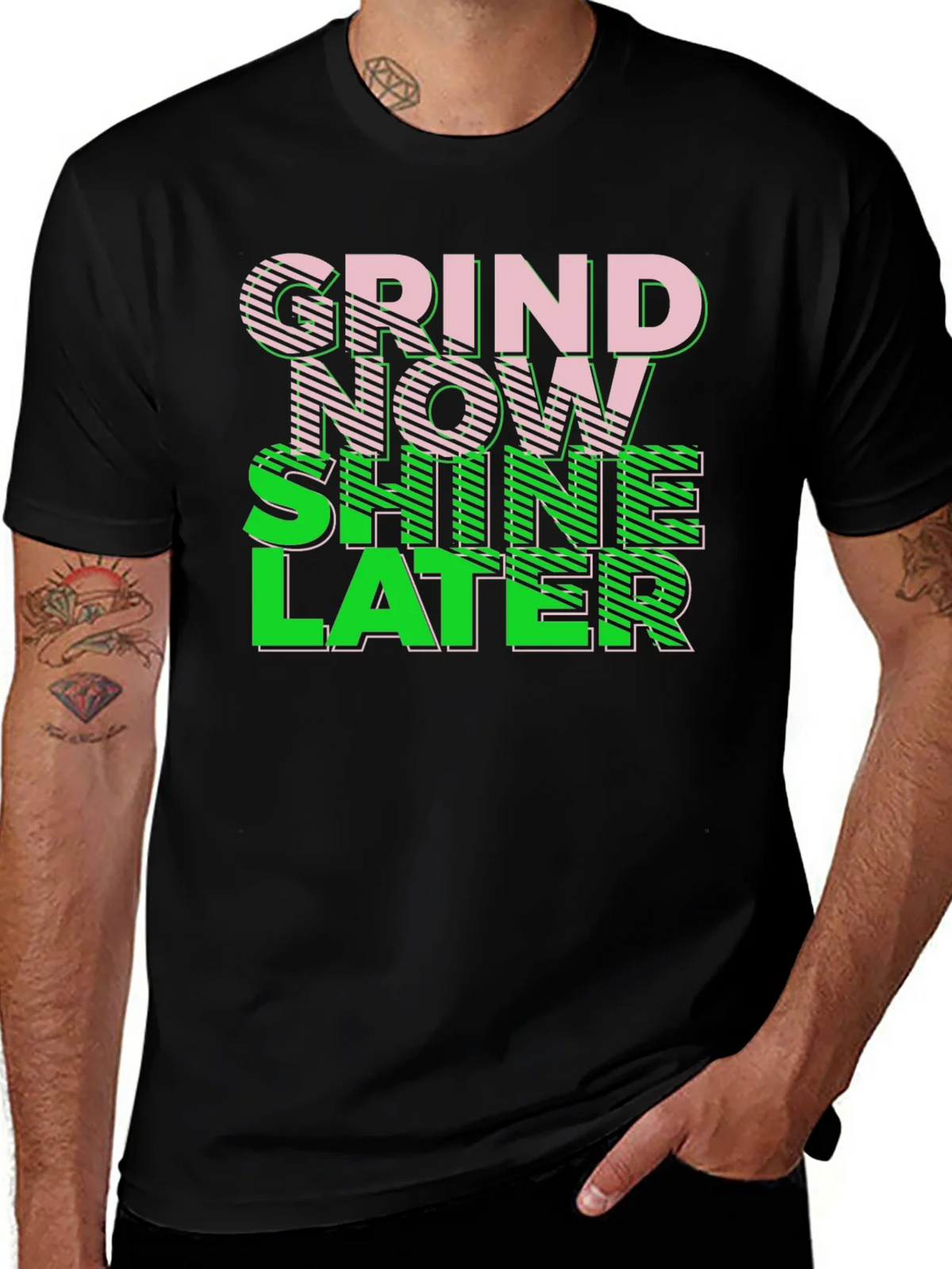 Grind Now Shine Later Graphic Tee product image 1