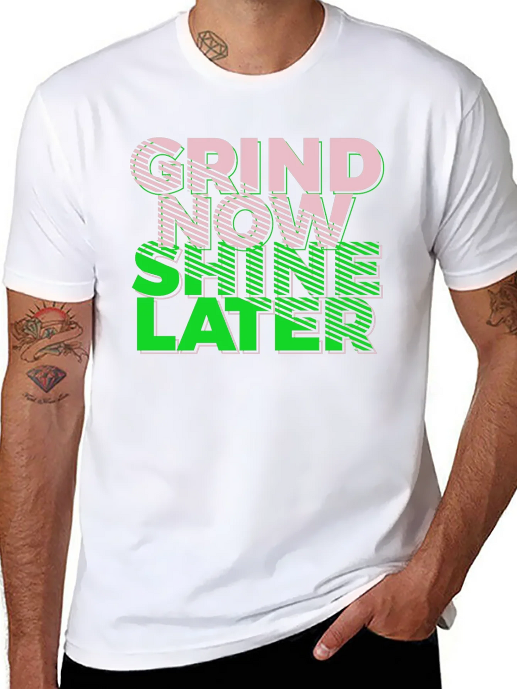 Grind Now Shine Later Graphic Tee product image 7