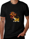 Dragon and Tiger Graphic Tee - Black product image 1