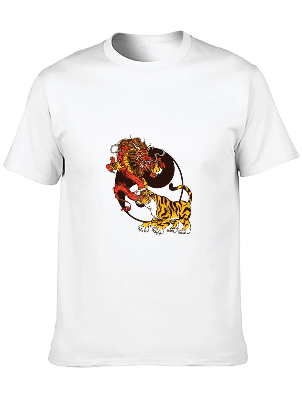 Dragon and Tiger Graphic Tee - Black product image 9