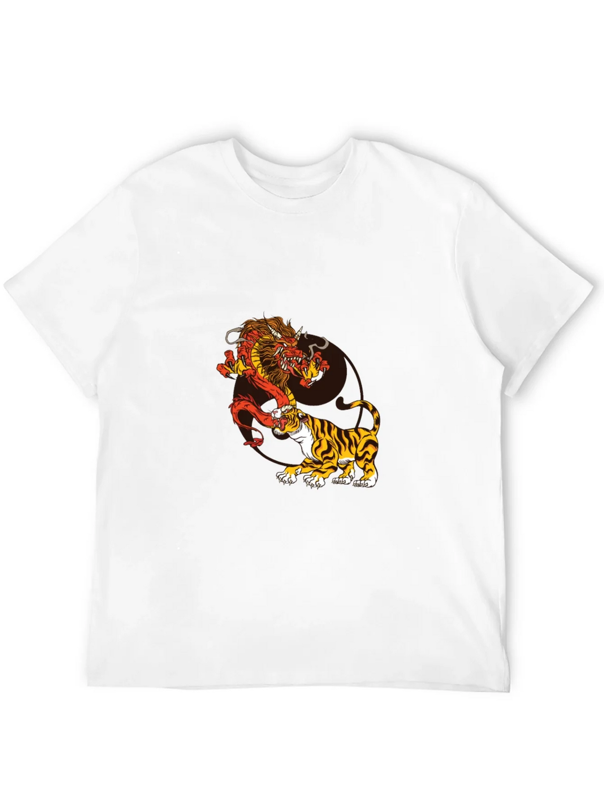 Dragon and Tiger Graphic Tee - Black product image 11