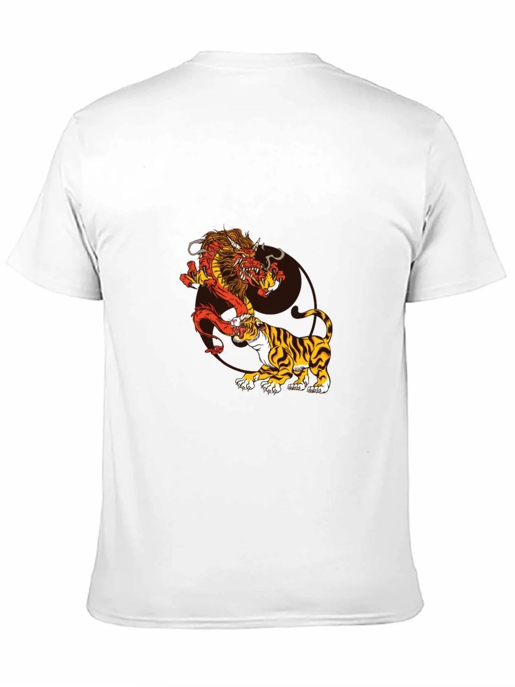 Dragon and Tiger Graphic Tee - Black product image 10