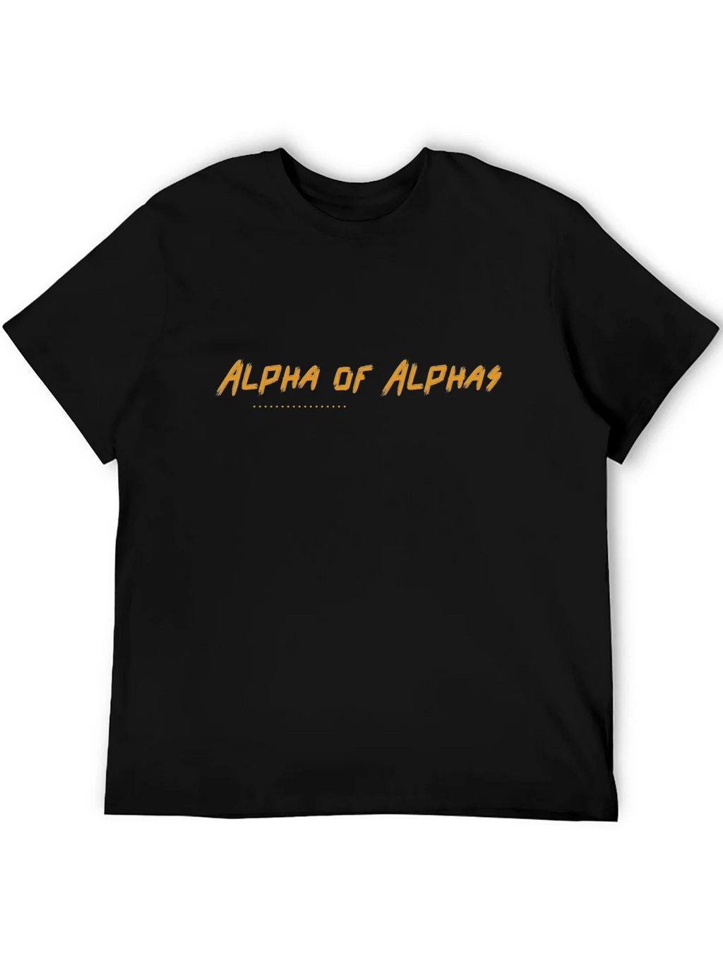 Alpha of Alphas Graphic T-Shirt - Black Crew Neck Tee product image 5