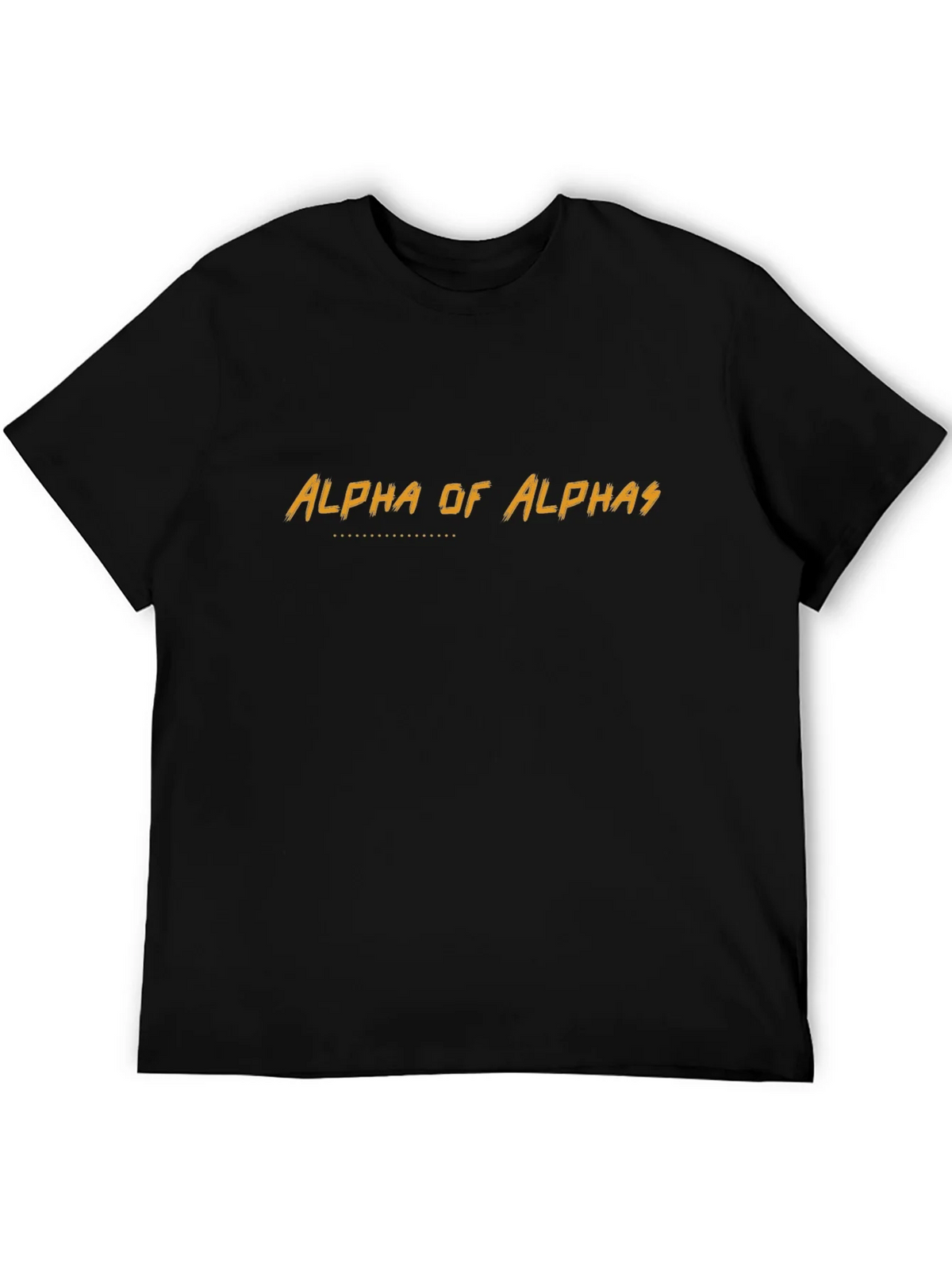 Alpha of Alphas Graphic T-Shirt - Black Crew Neck Tee product image 5