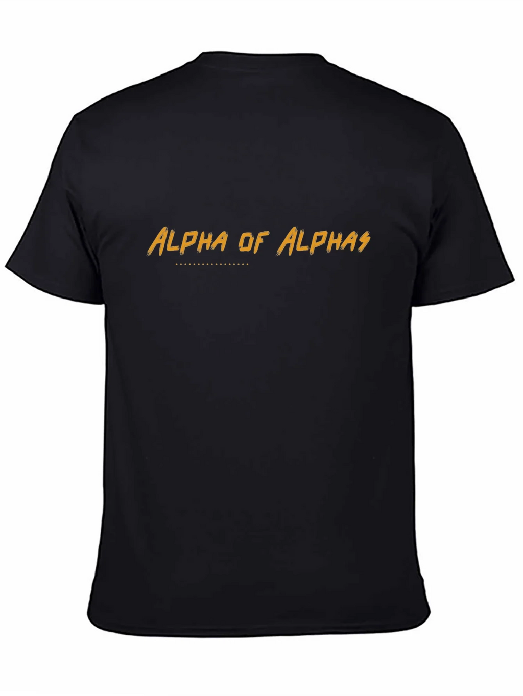 Alpha of Alphas Graphic T-Shirt - Black Crew Neck Tee product image 4