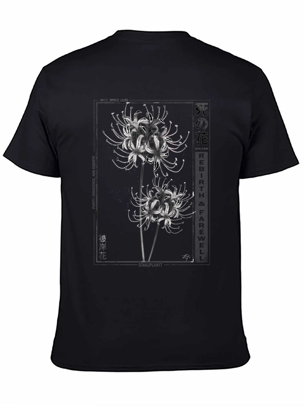Floral Graphic T-Shirt - Black product image 4