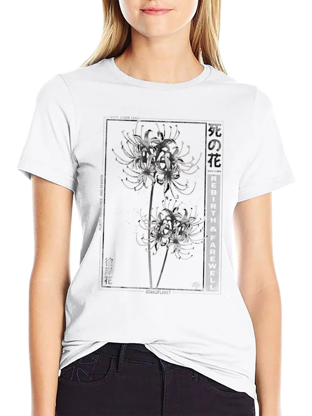 Floral Graphic T-Shirt - Black product image 8