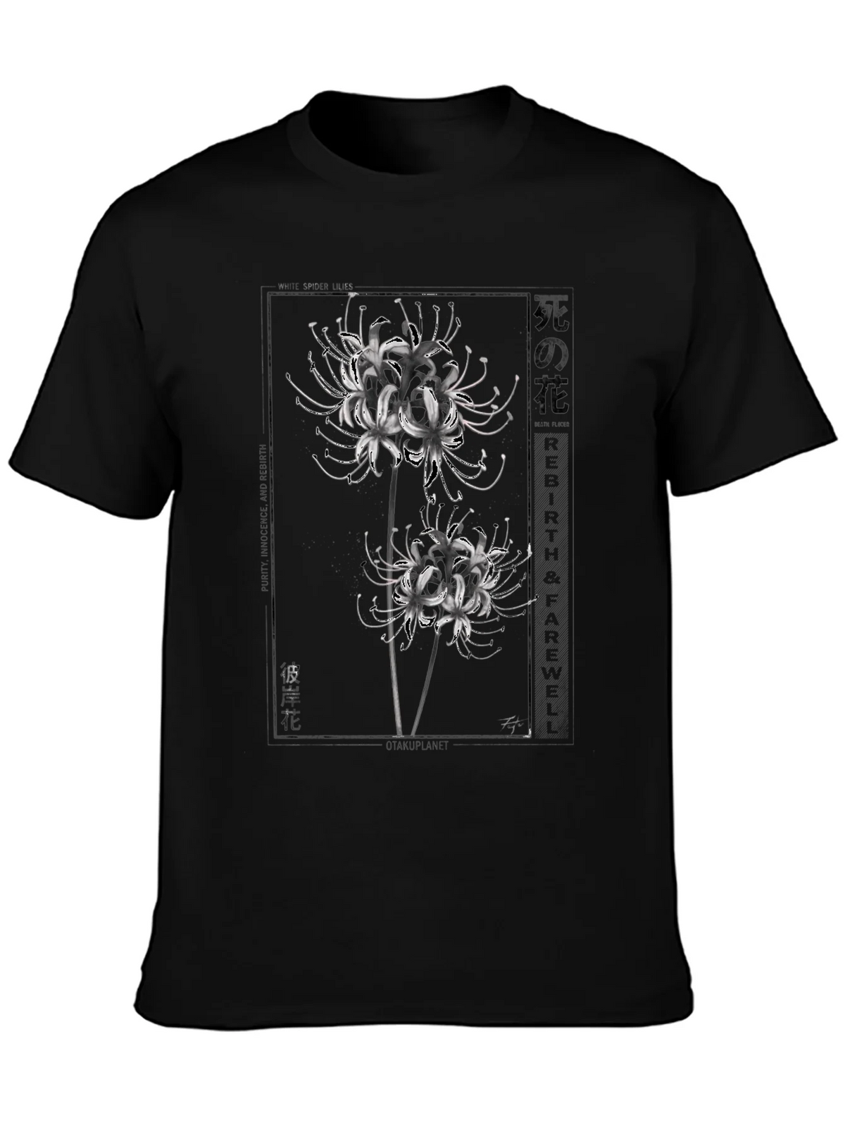 Floral Graphic T-Shirt - Black product image 3