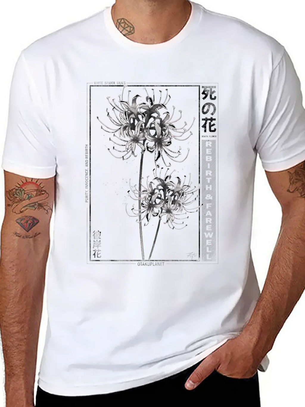 Floral Graphic T-Shirt - Black product image 7