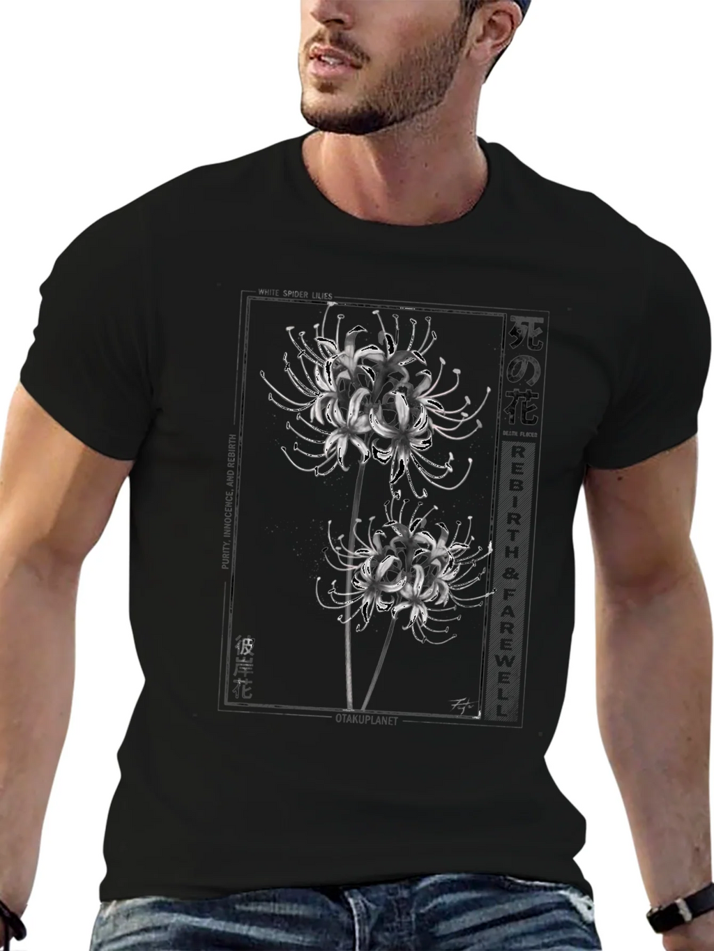 Floral Graphic T-Shirt - Black product image 6