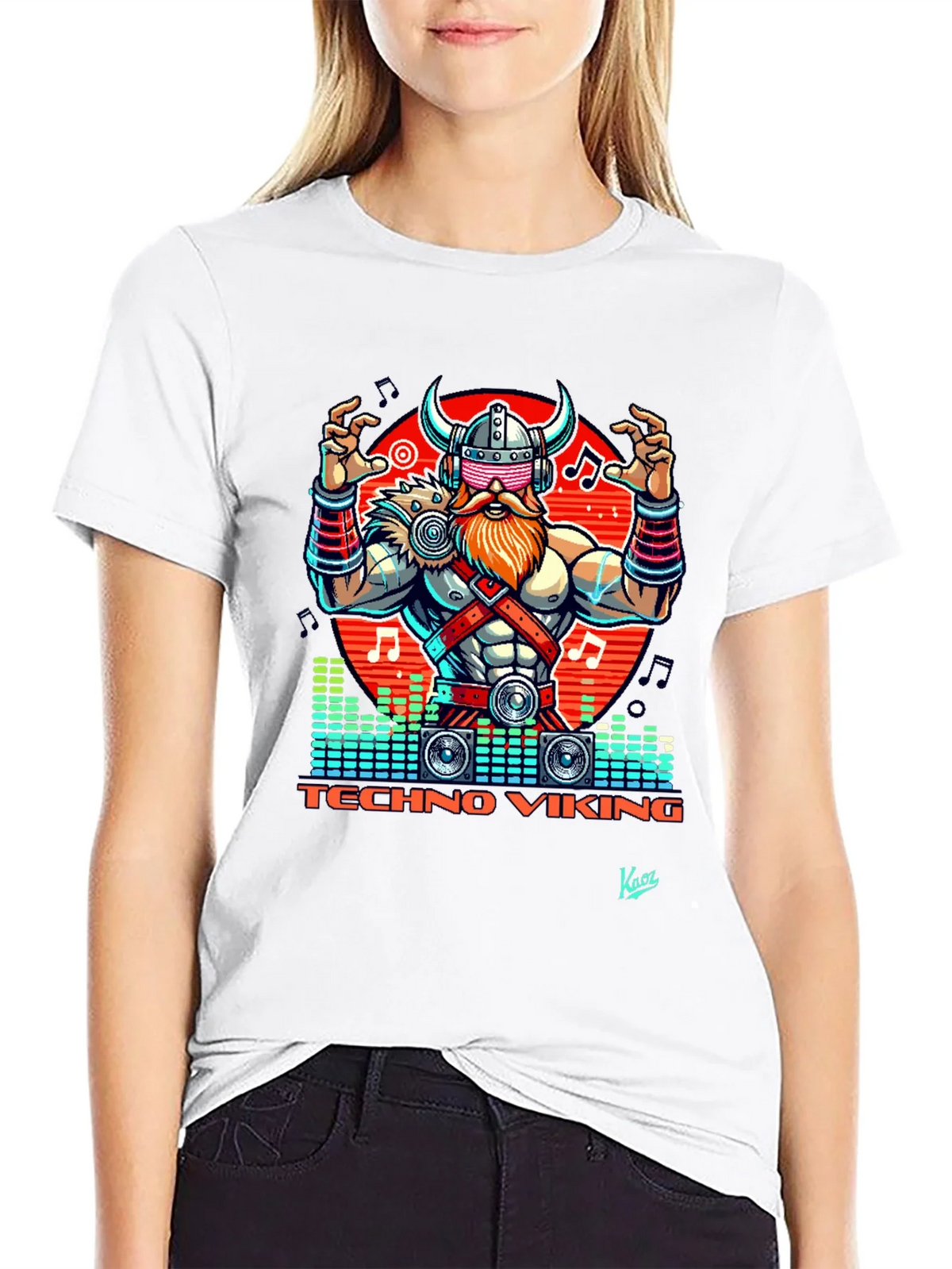 Techno Viking Graphic T-Shirt - EDM Rave Style product image 8