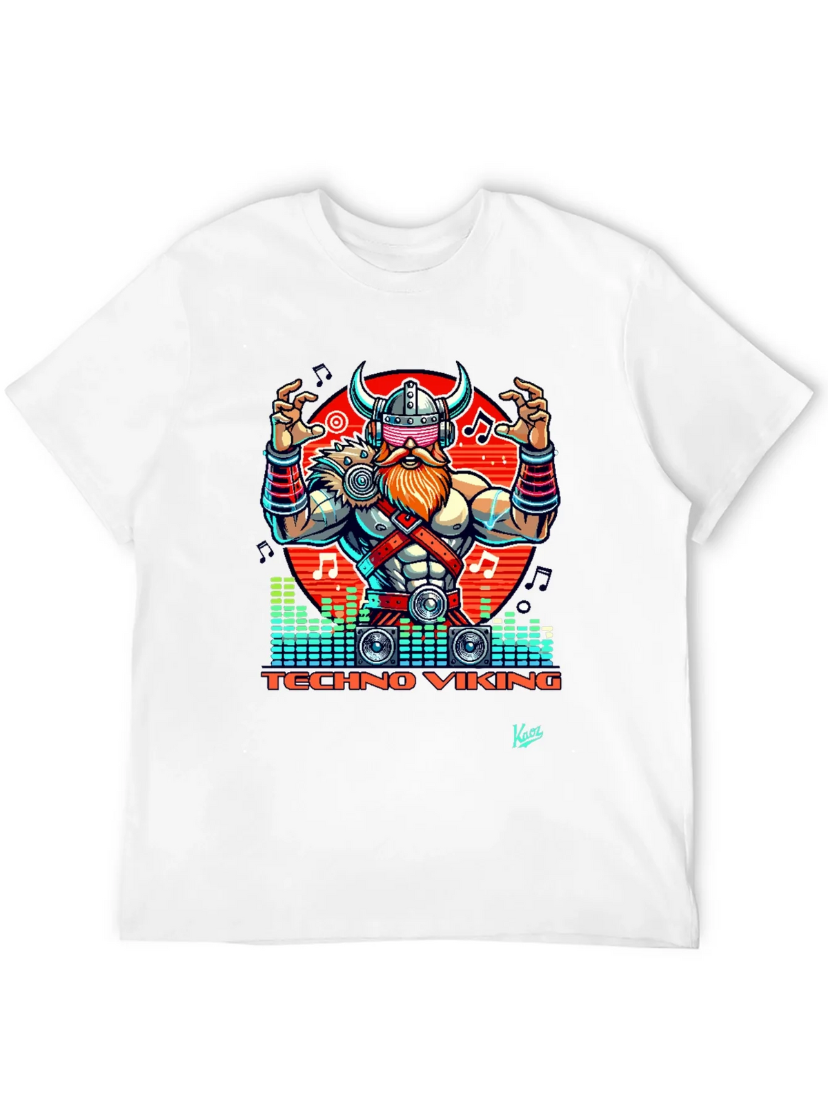 Techno Viking Graphic T-Shirt - EDM Rave Style product image 11