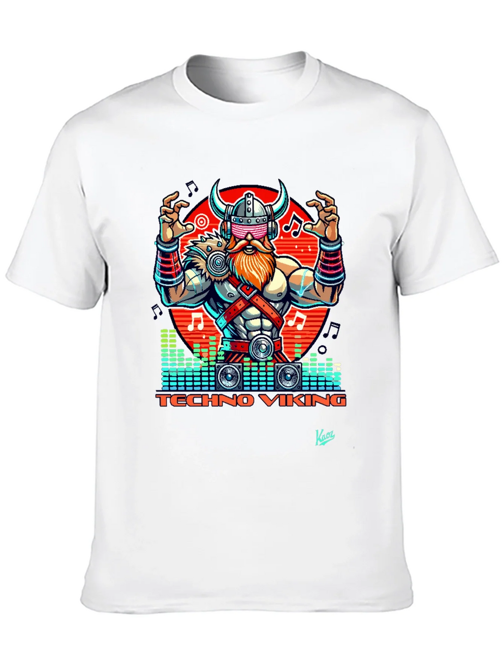 Techno Viking Graphic T-Shirt - EDM Rave Style product image 9
