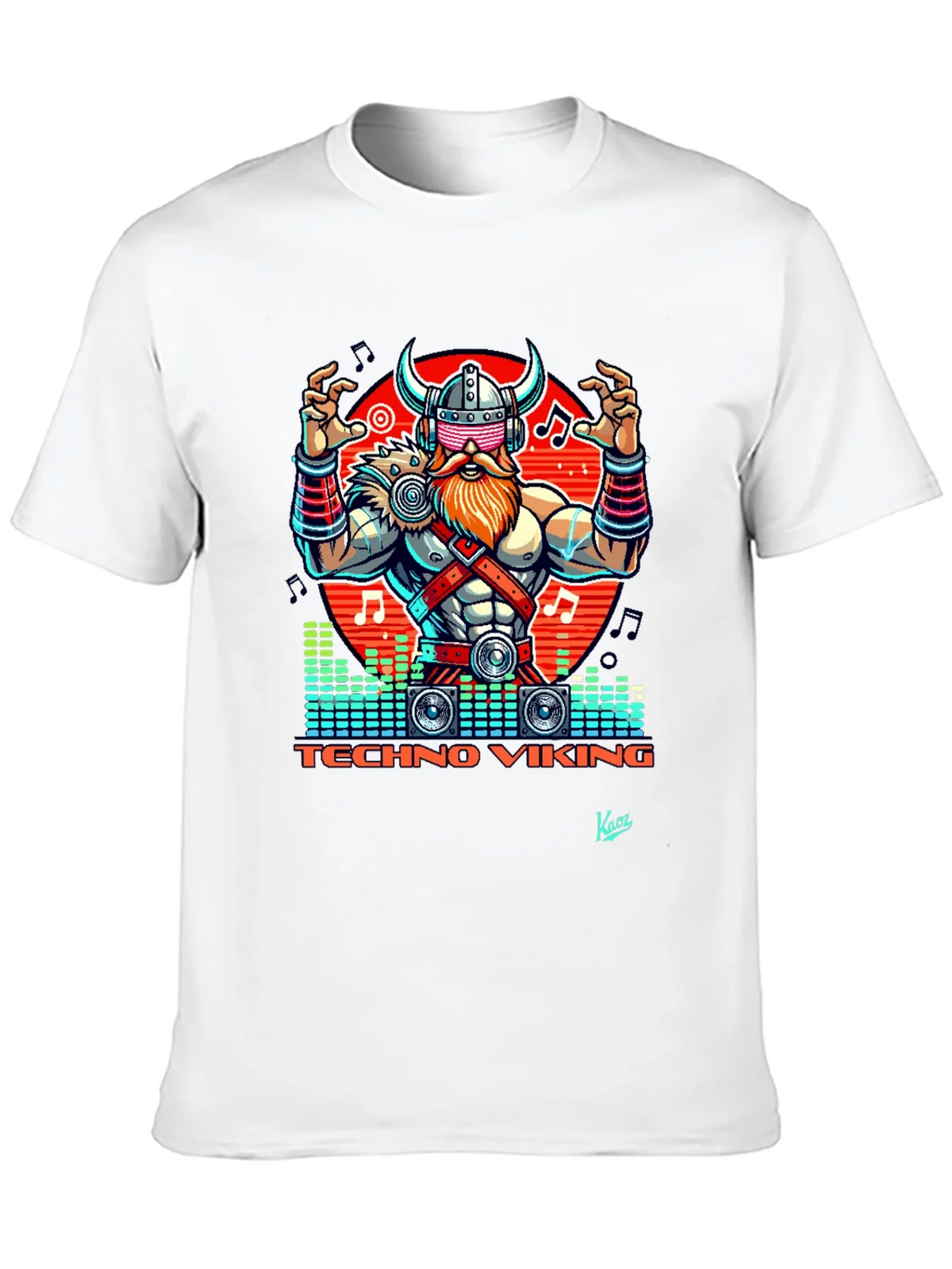Techno Viking Graphic T-Shirt - EDM Rave Style product image 9