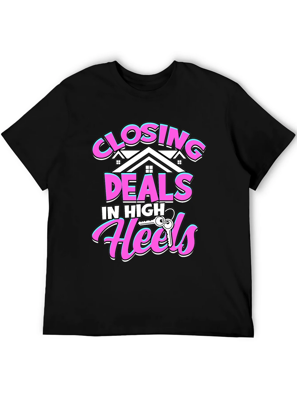 Closing Deals T-Shirt - High Heels Realtor Tee product image 5