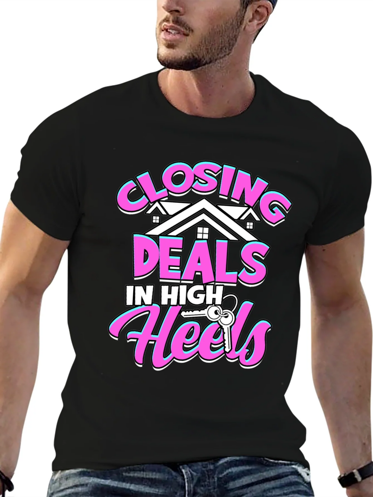 Closing Deals T-Shirt - High Heels Realtor Tee product image 6