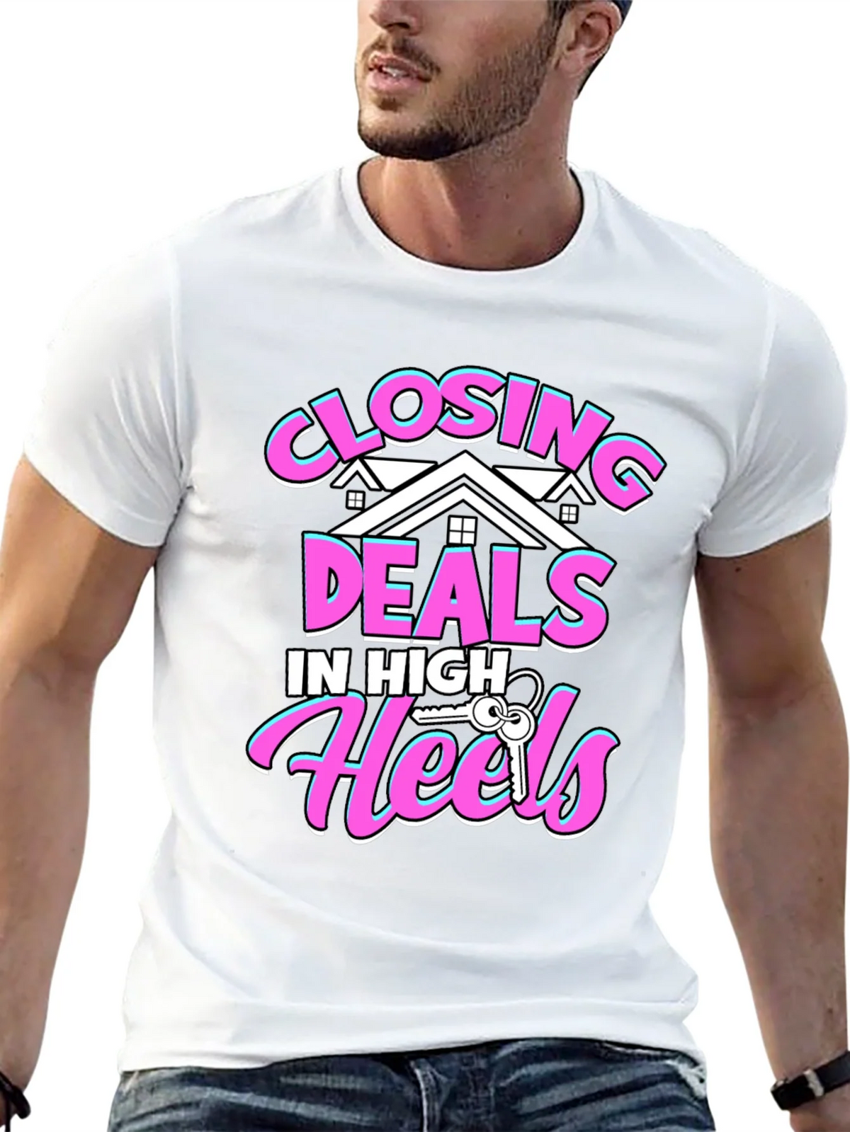 Closing Deals T-Shirt - High Heels Realtor Tee product image 12