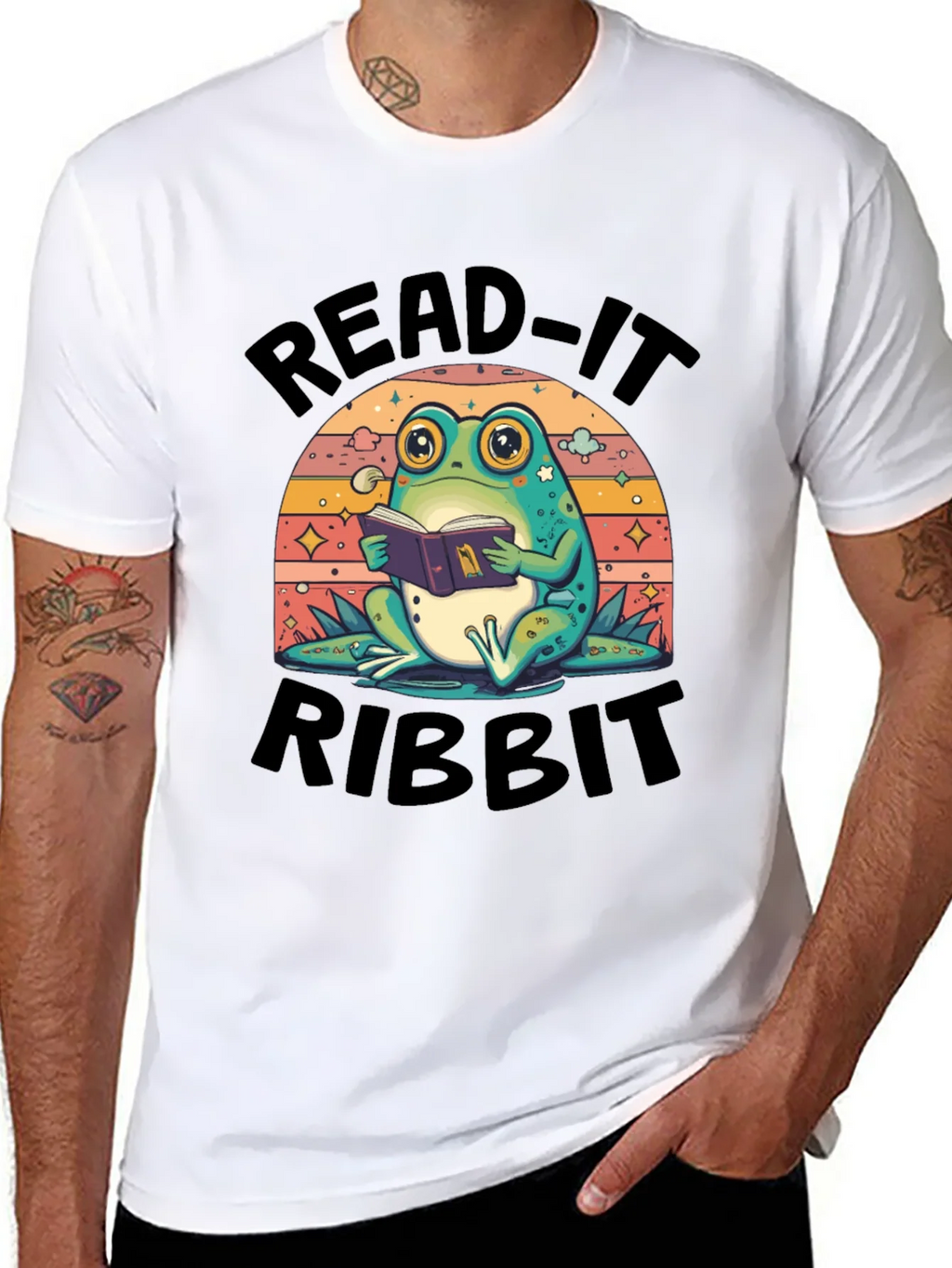 Read It Ribbit Frog T-Shirt product image 7