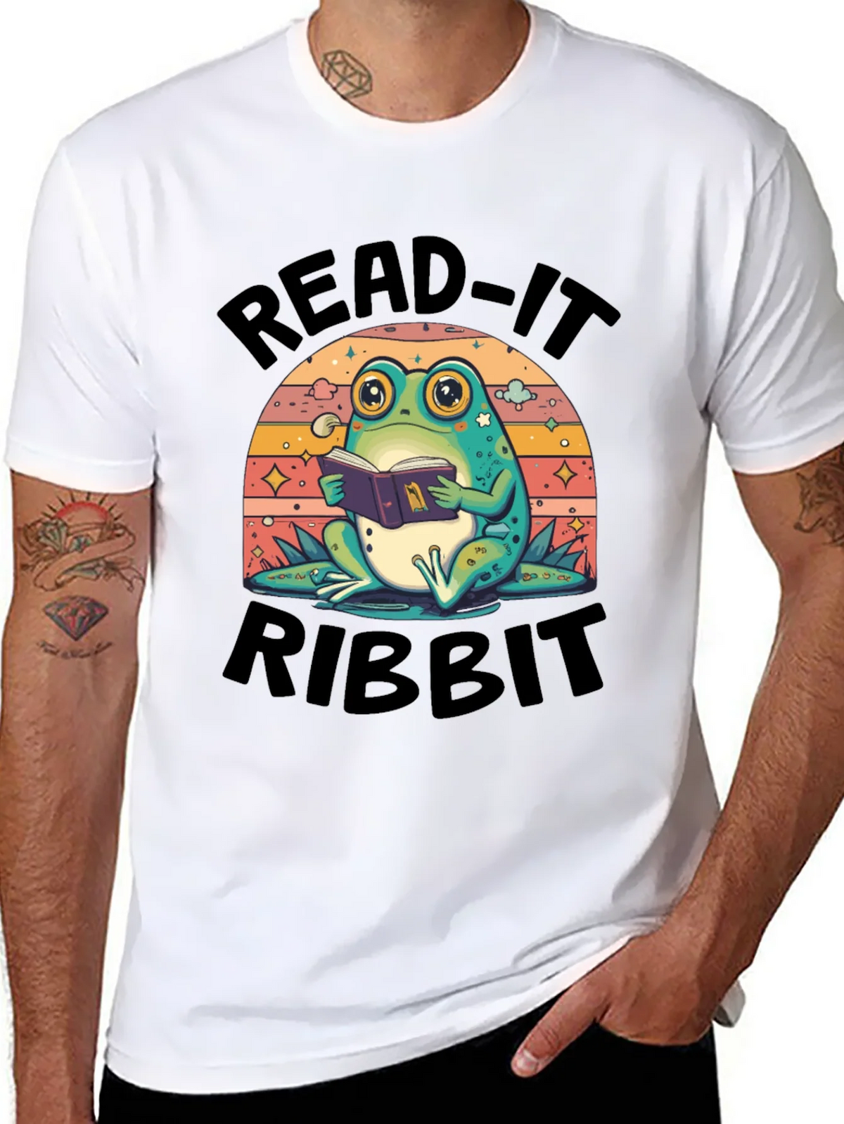 Read It Ribbit Frog T-Shirt product image 7