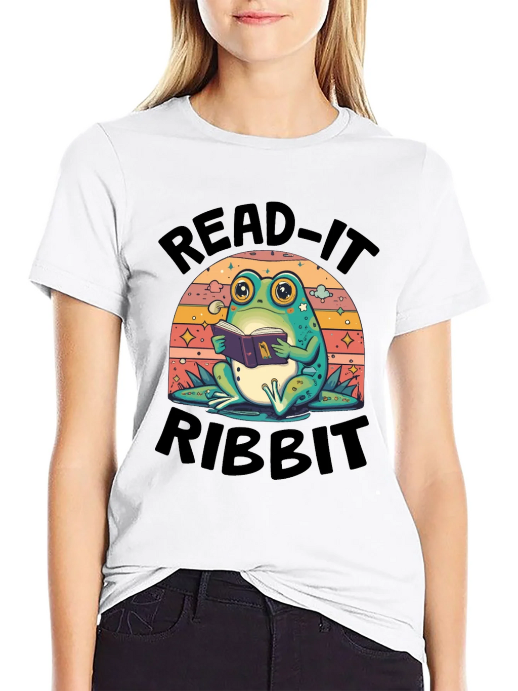 Read It Ribbit Frog T-Shirt product image 8