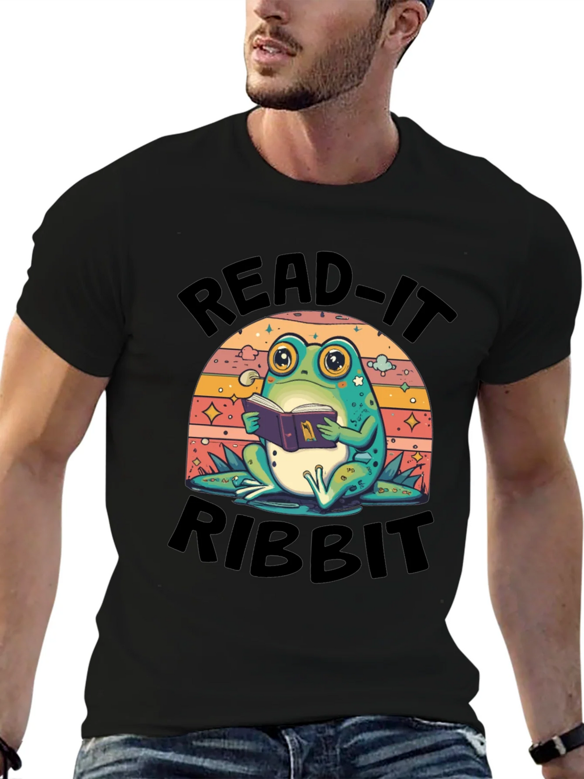 Read It Ribbit Frog T-Shirt product image 6