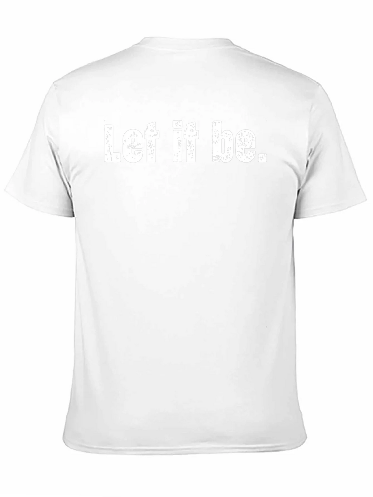 Let It Be Graphic Tee - Black Cotton Comfort product image 10