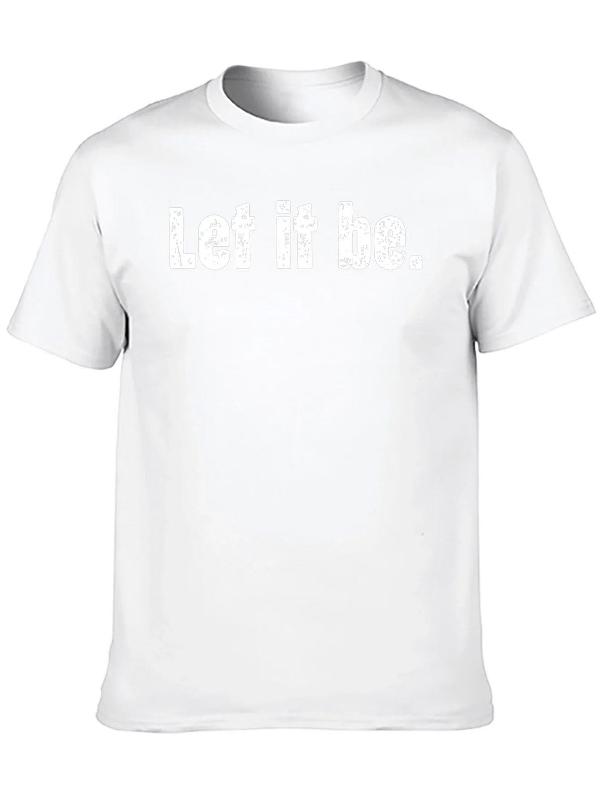 Let It Be Graphic Tee - Black Cotton Comfort product image 9
