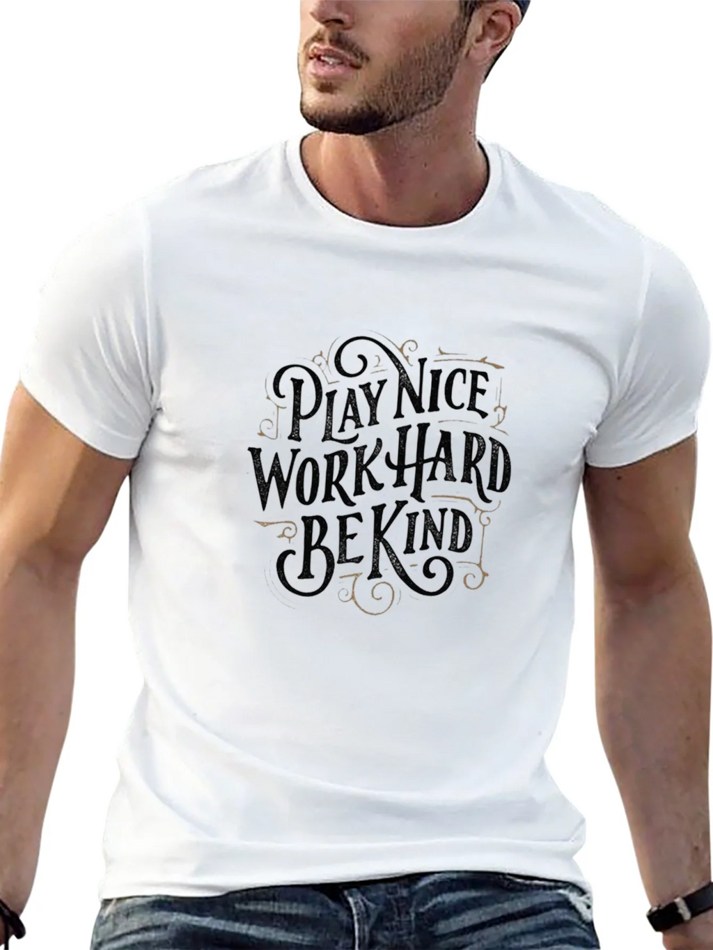 Play Nice Work Hard Be Kind Graphic Tee product image 12