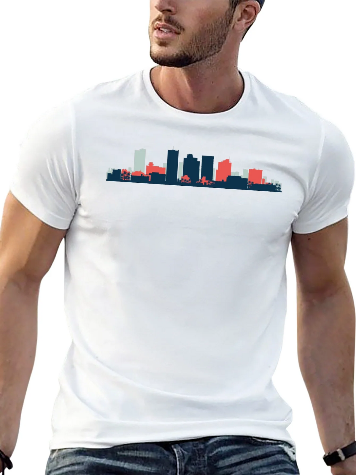 Cityscape Graphic Tee - Modern Design product image 12