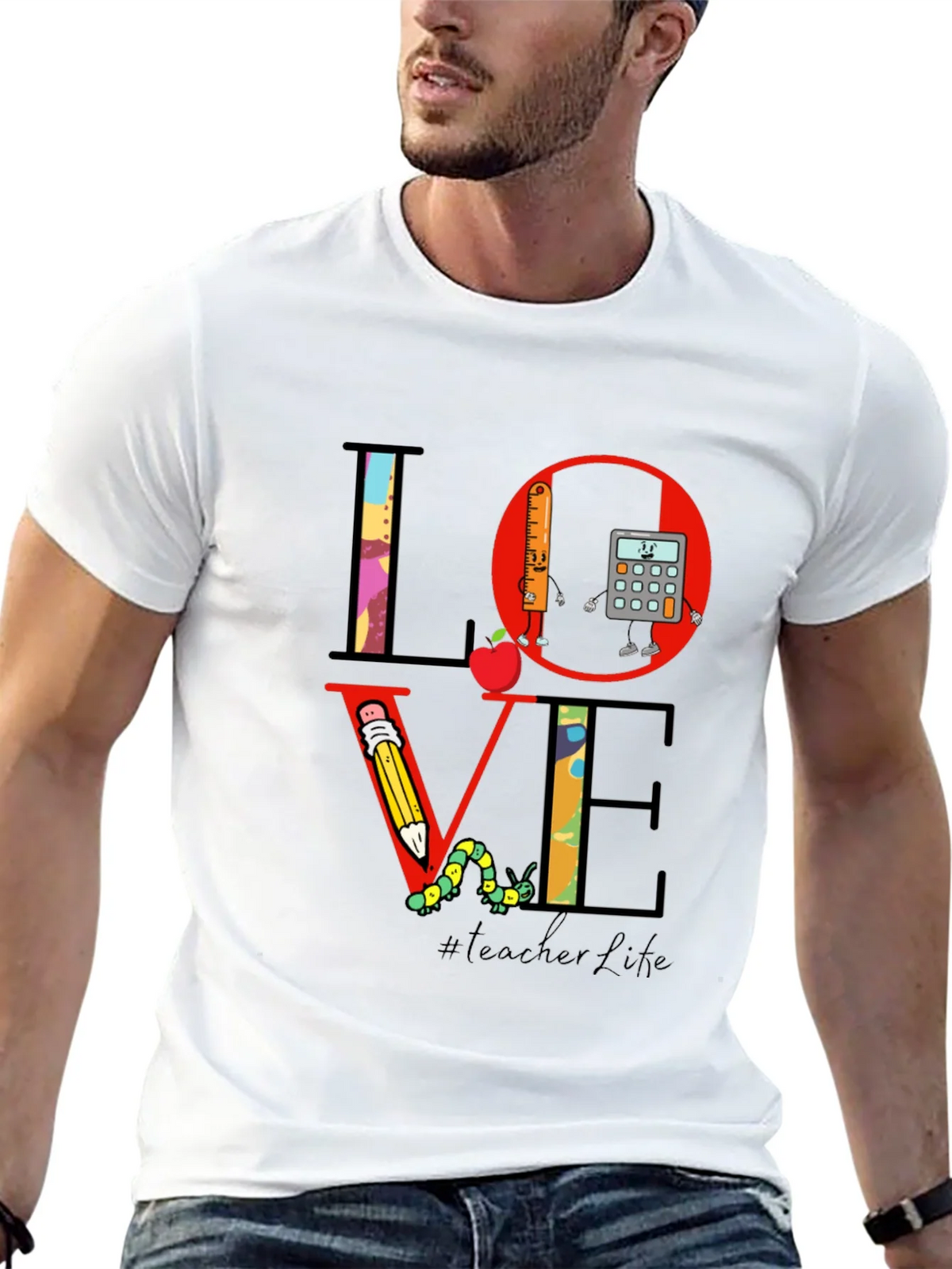 Teacher Life LOVE T-Shirt product image 12
