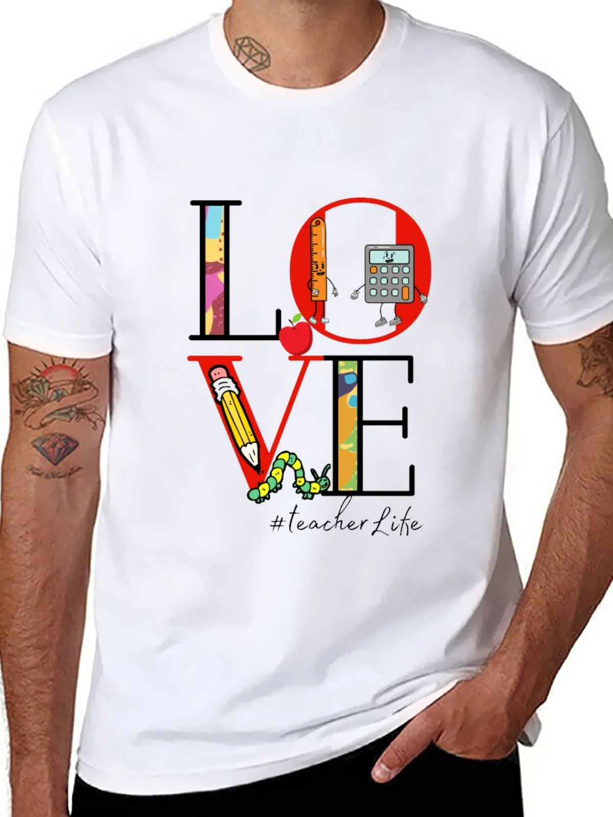 Teacher Life LOVE T-Shirt product image 7