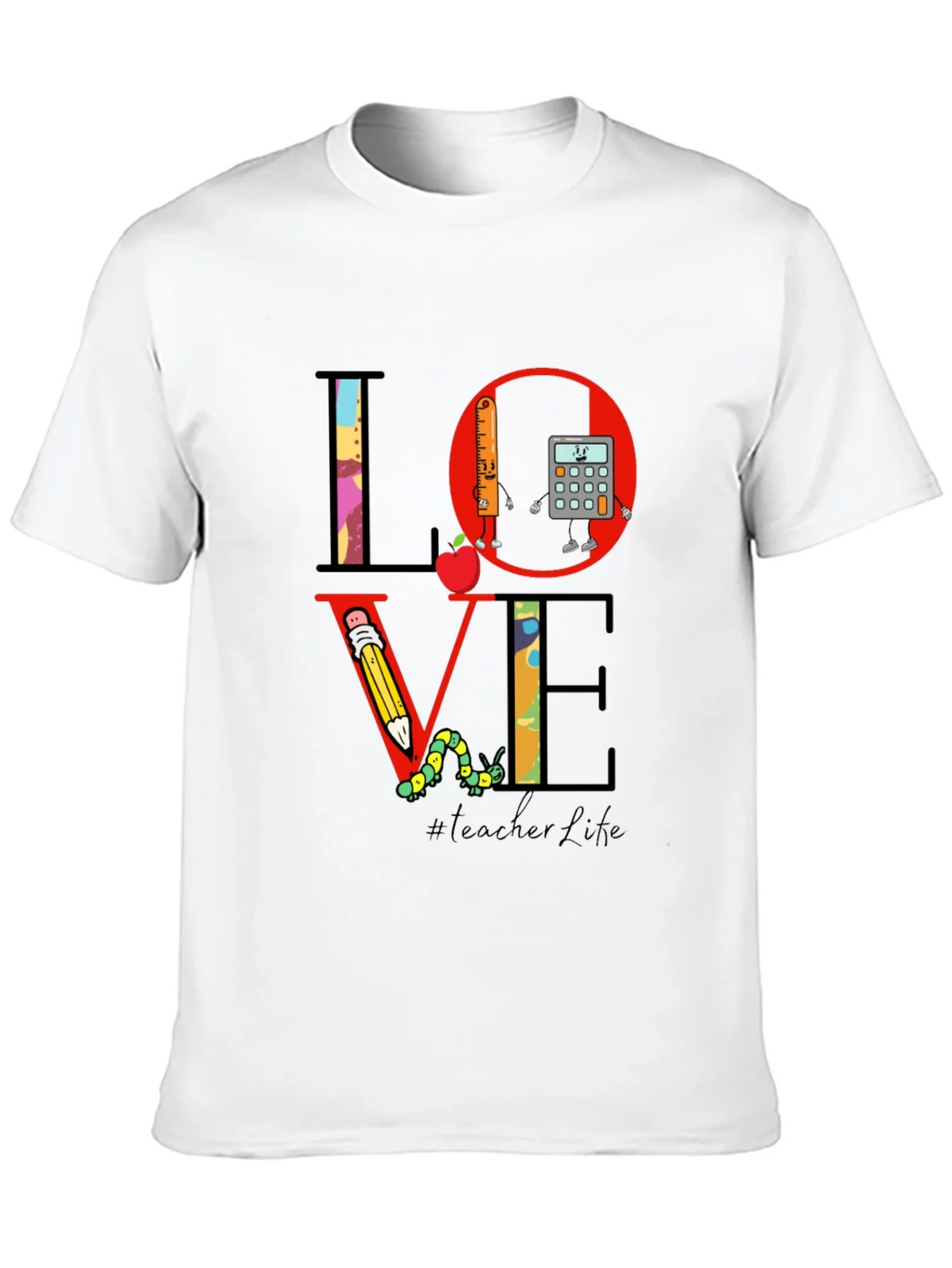 Teacher Life LOVE T-Shirt product image 9