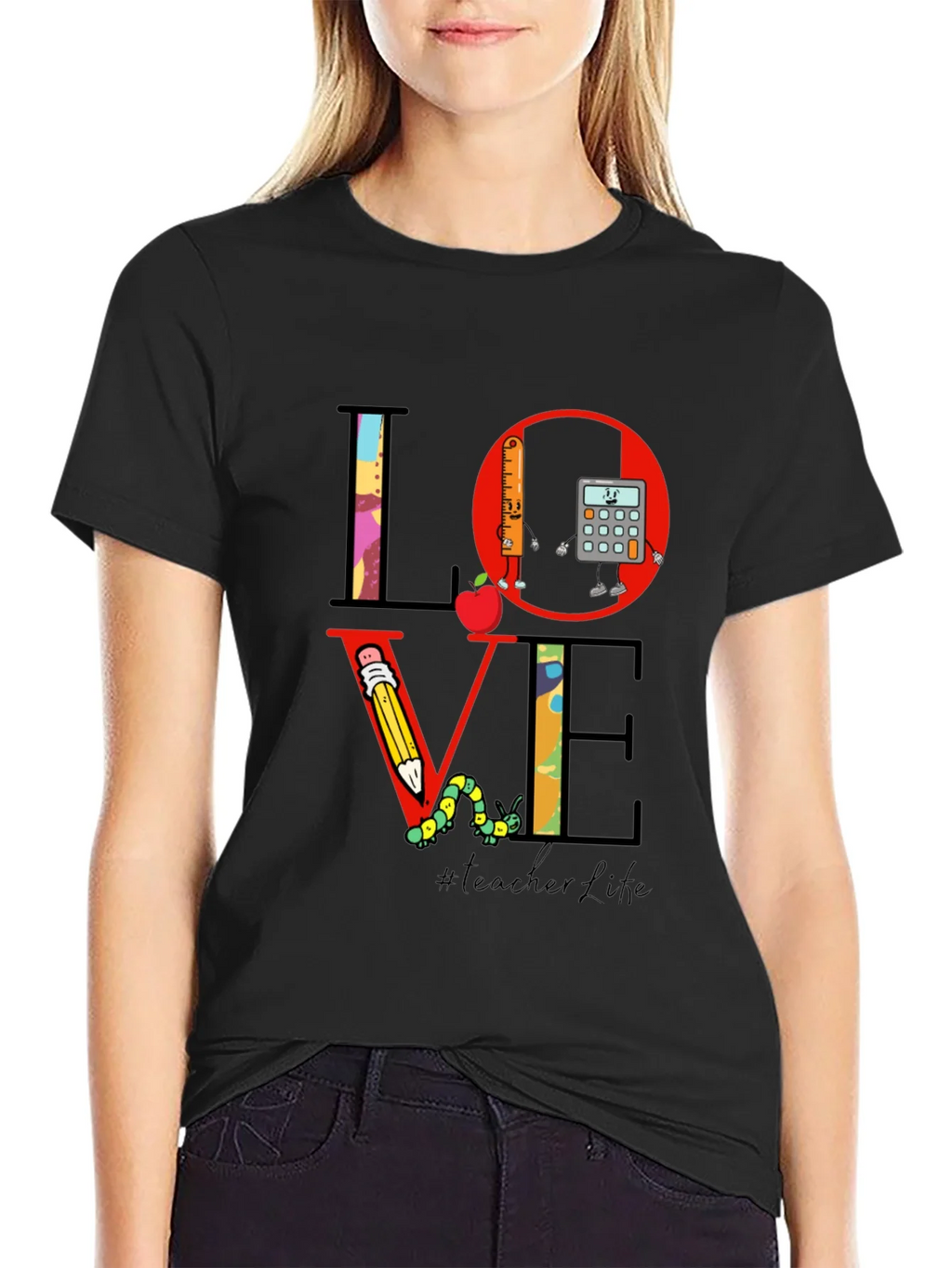 Teacher Life LOVE T-Shirt product image 2