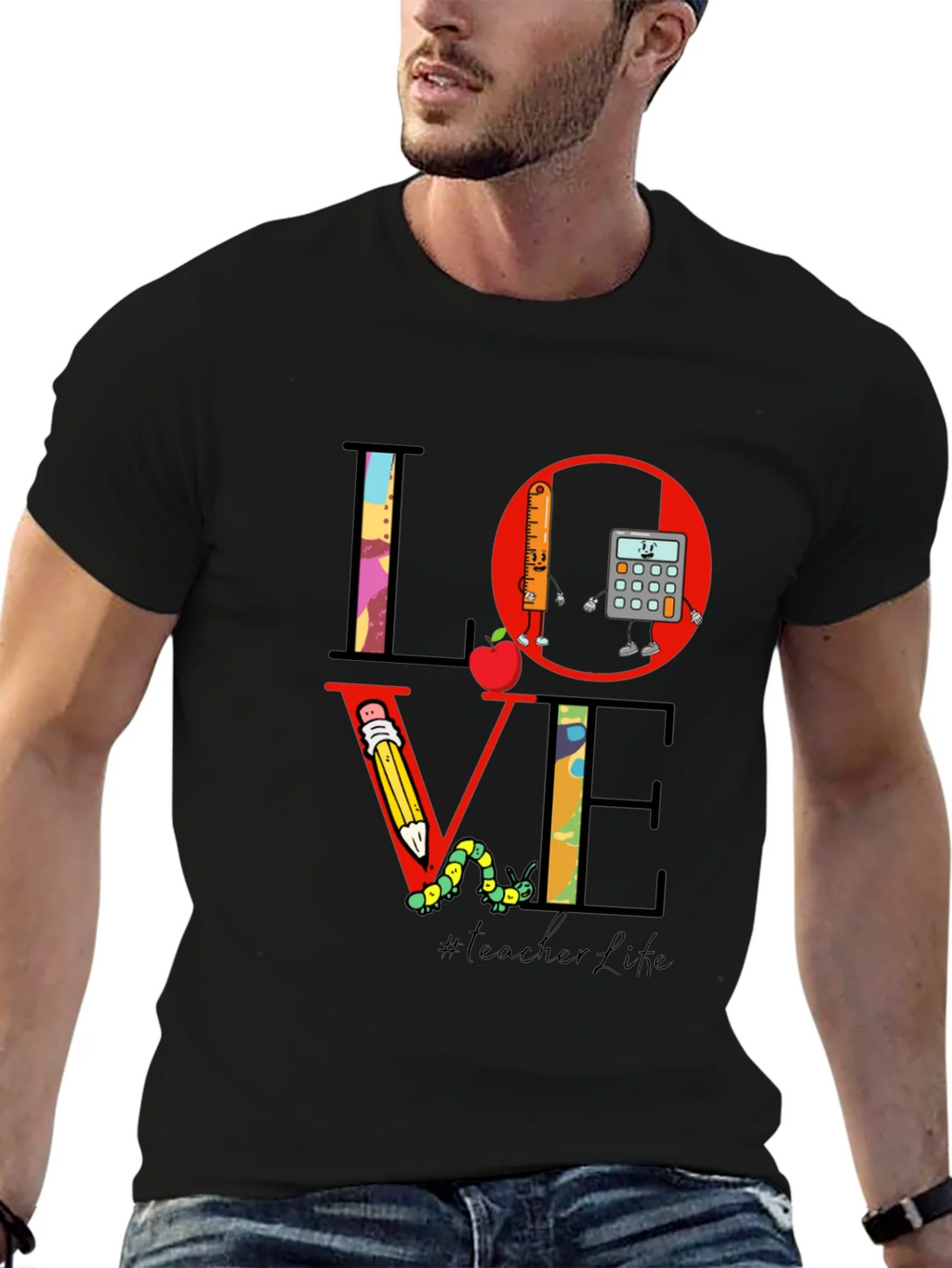 Teacher Life LOVE T-Shirt product image 6