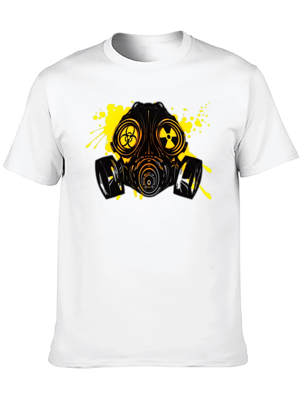 Biohazard Gas Mask Graphic Tee - Black product image 9