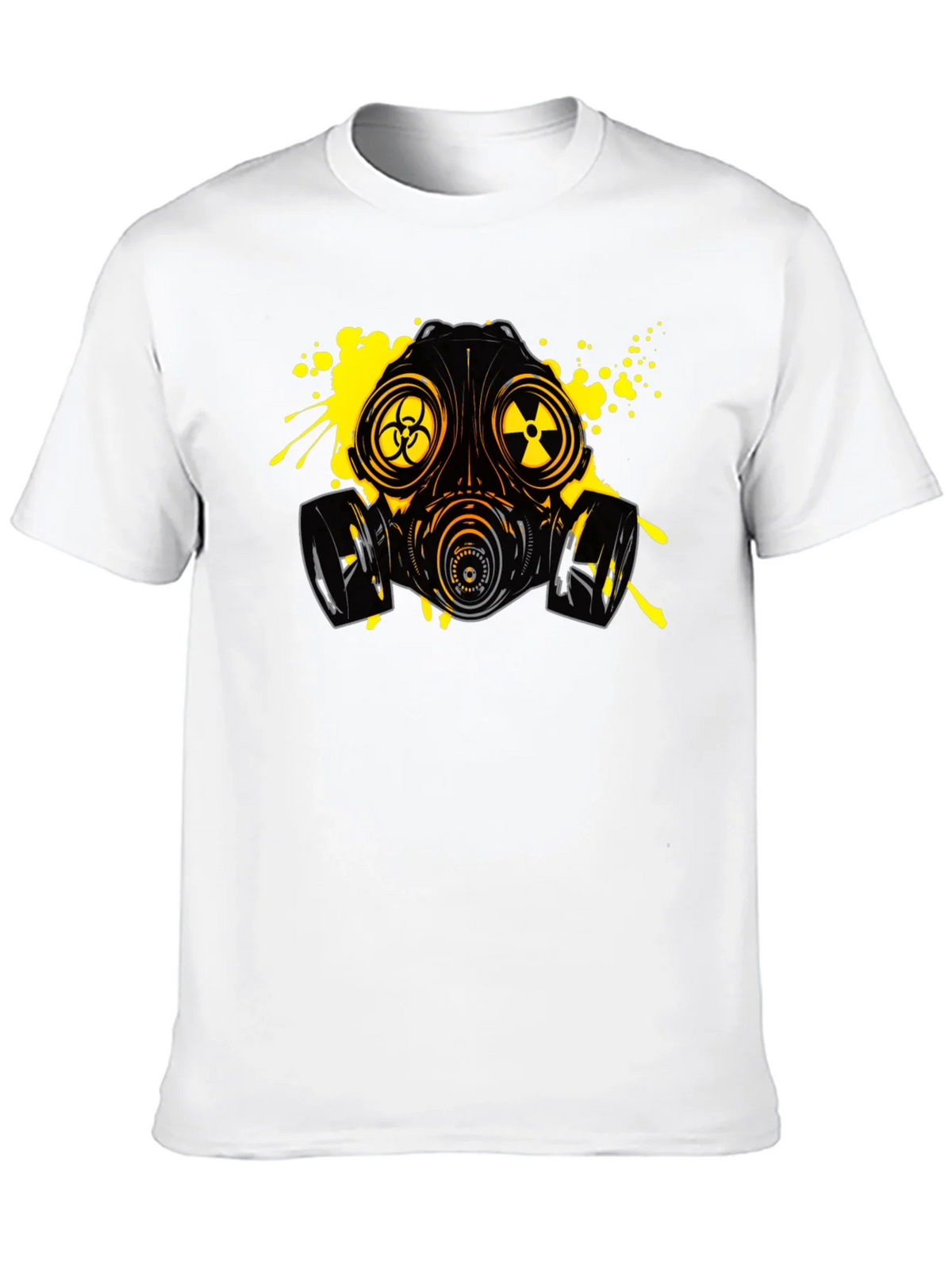 Biohazard Gas Mask Graphic Tee - Black product image 9