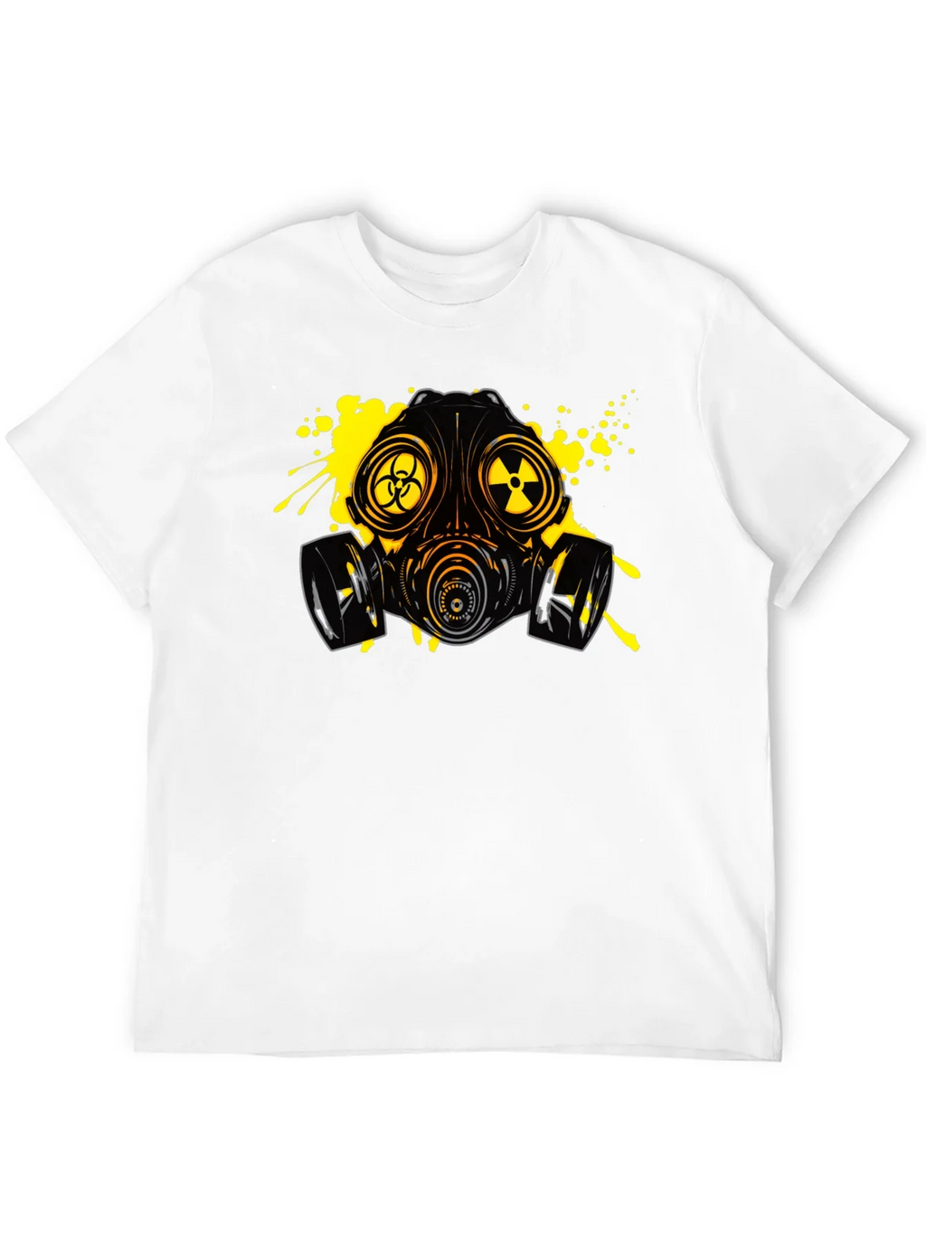 Biohazard Gas Mask Graphic Tee - Black product image 11