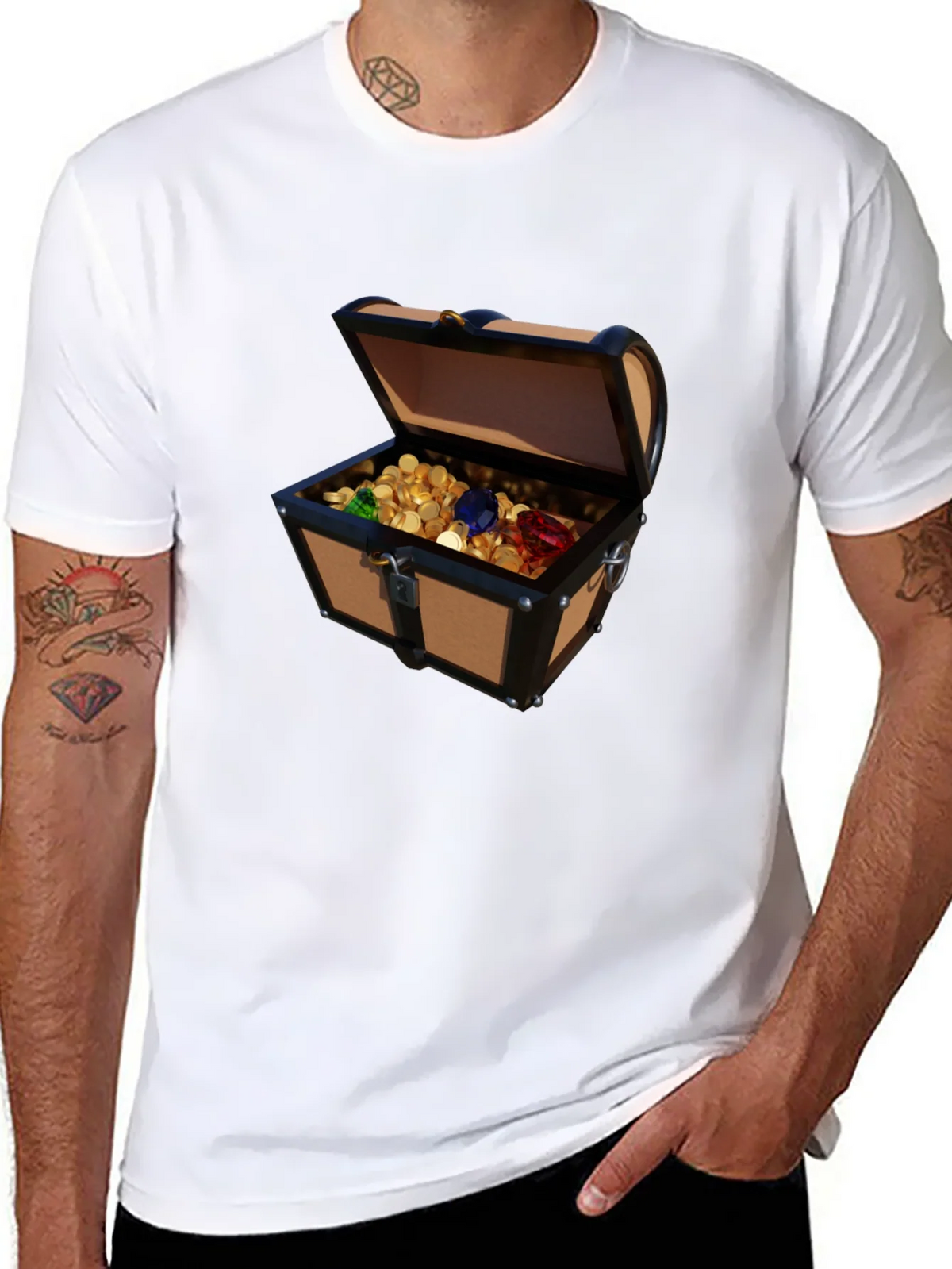 Treasure Chest Graphic T-Shirt product image 7
