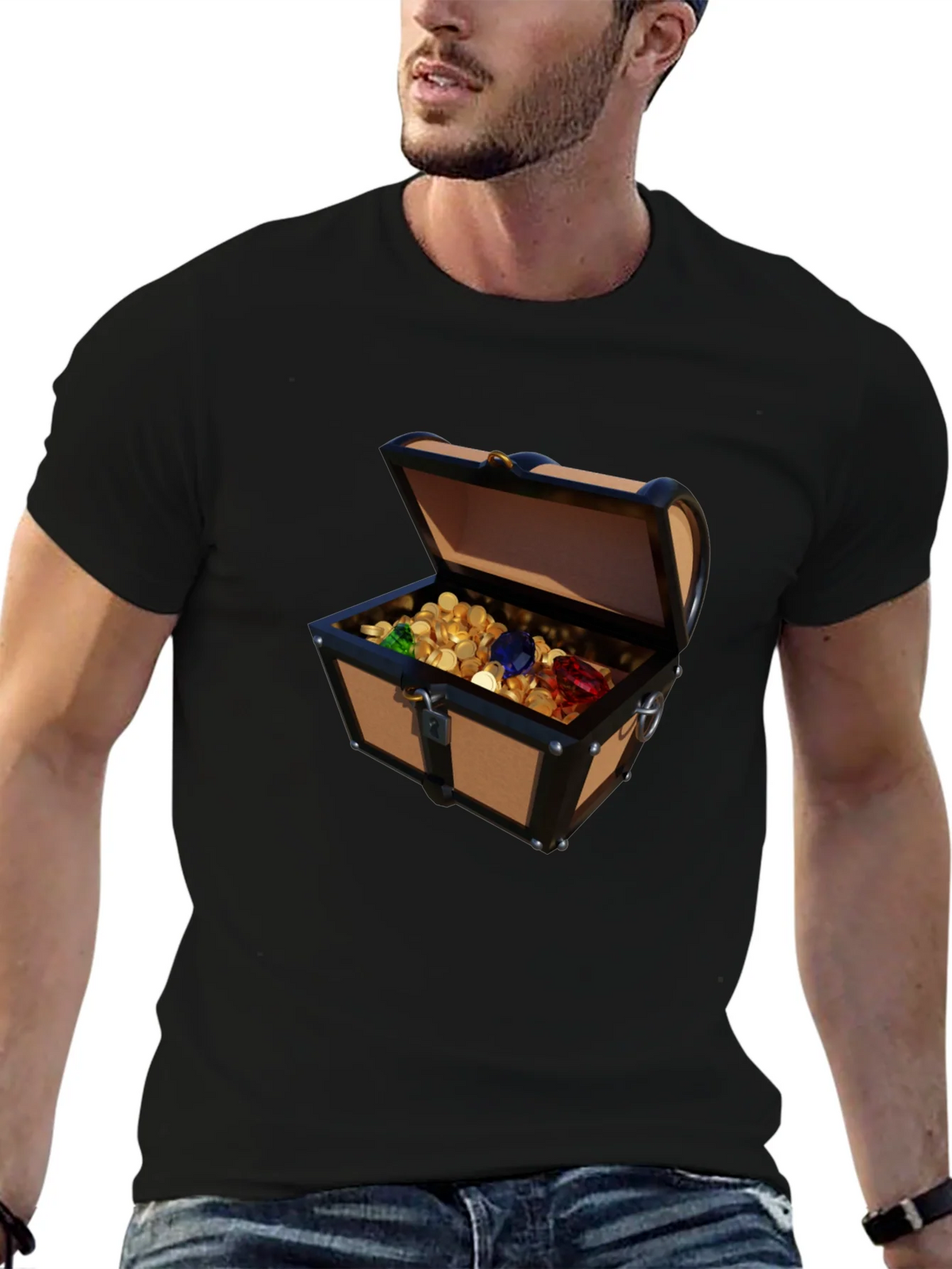 Treasure Chest Graphic T-Shirt product image 6