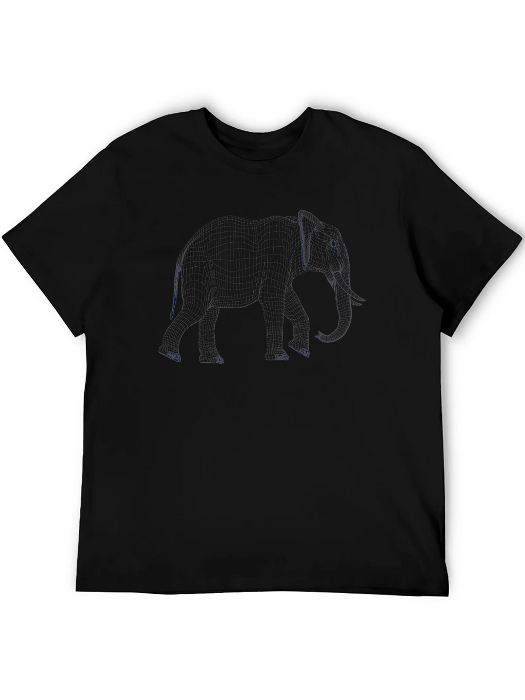 Mens Solid Black Crew Neck T-Shirt Casual Style product image 5