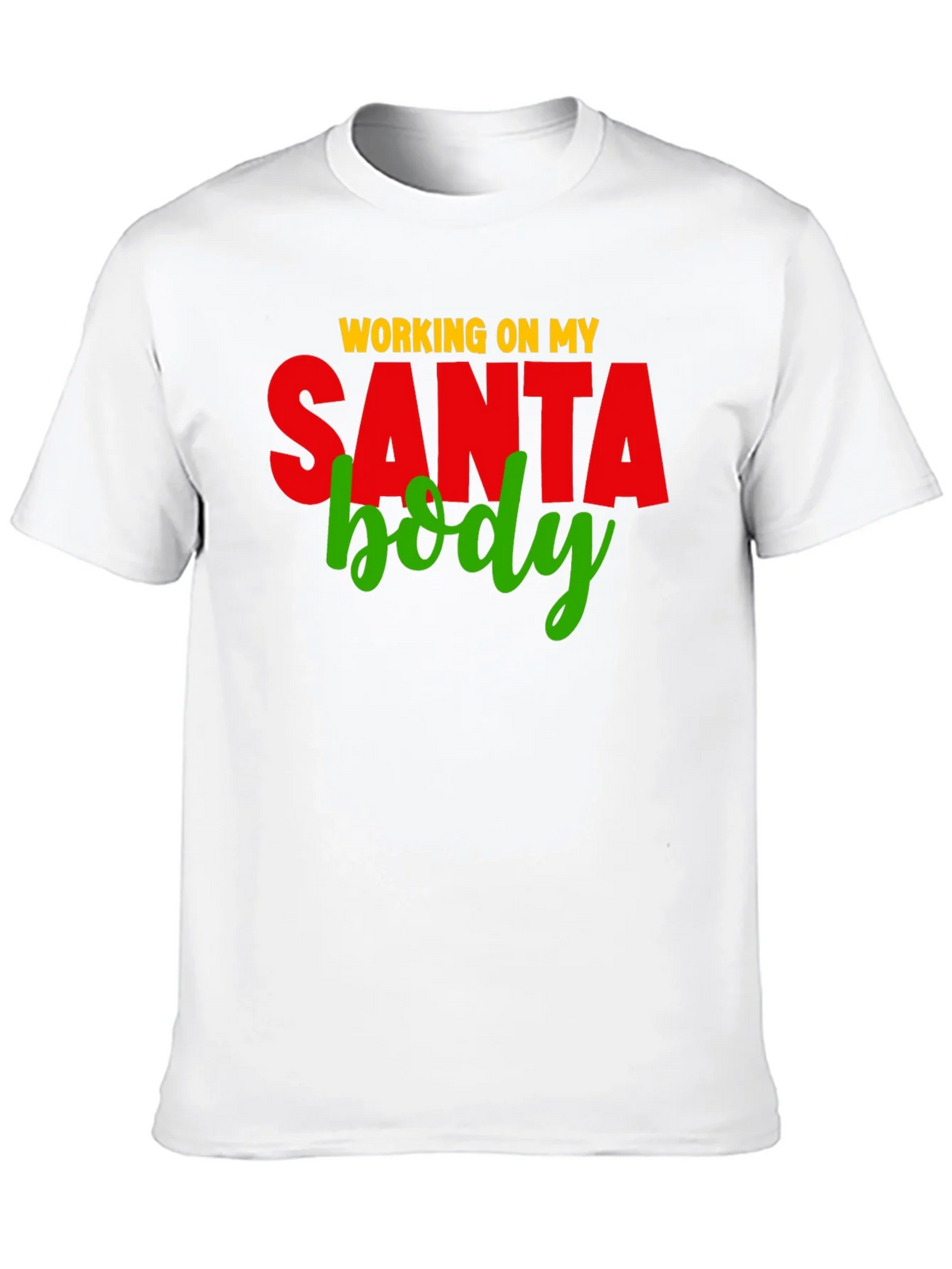 Working on My Santa Body T-Shirt product image 9