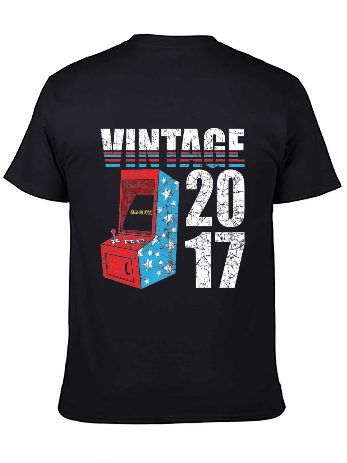Vintage 2017 Arcade Game T-Shirt product image 4