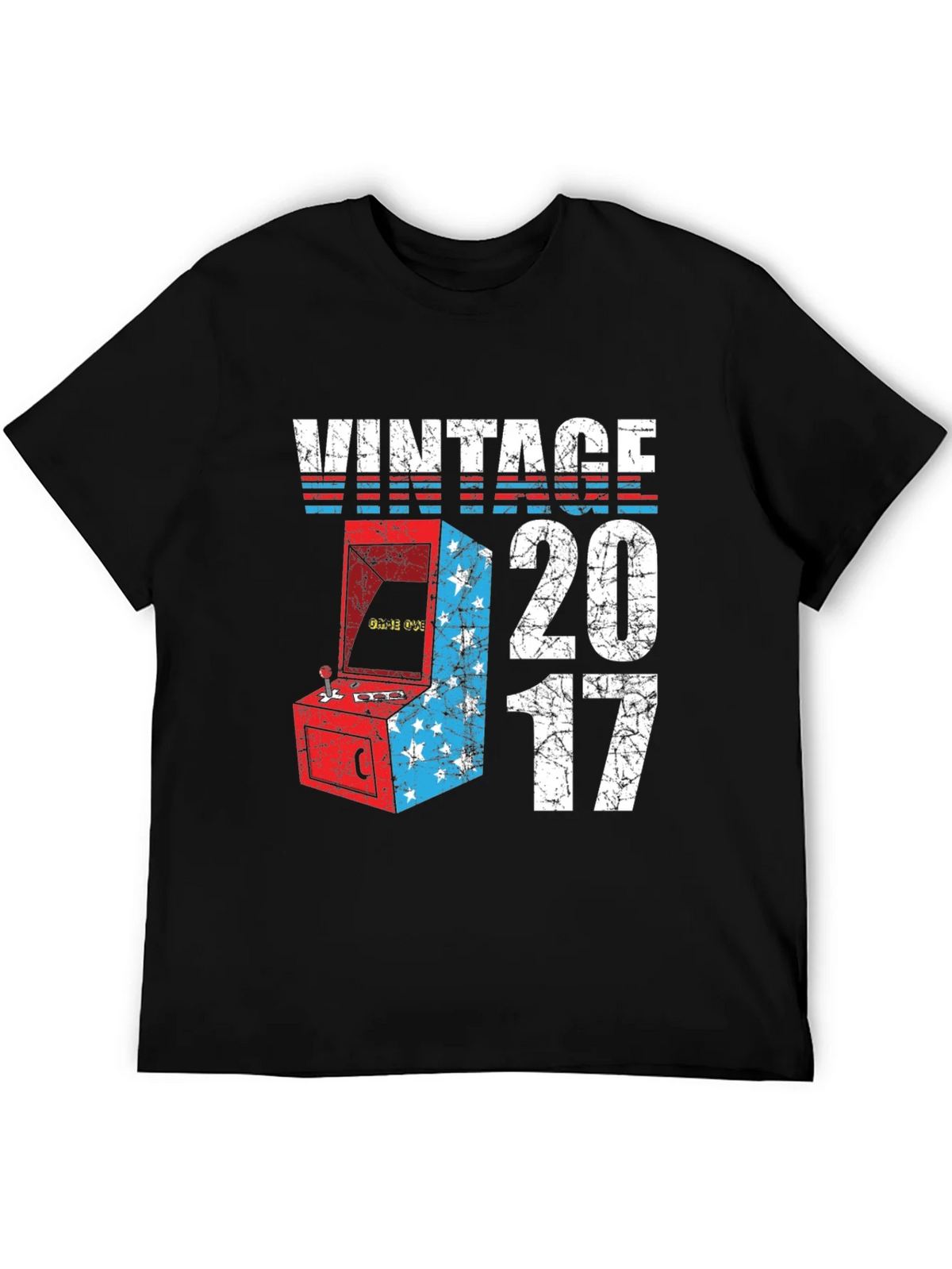 Vintage 2017 Arcade Game T-Shirt product image 5