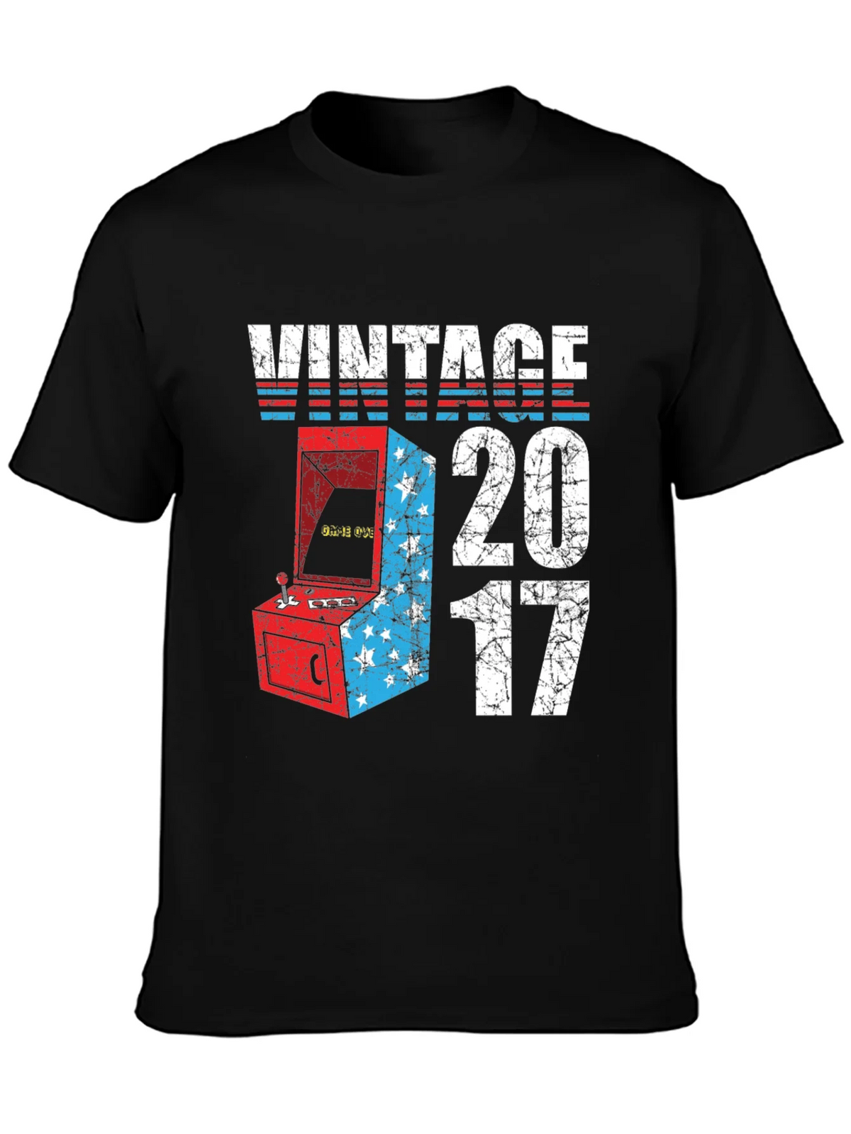 Vintage 2017 Arcade Game T-Shirt product image 3