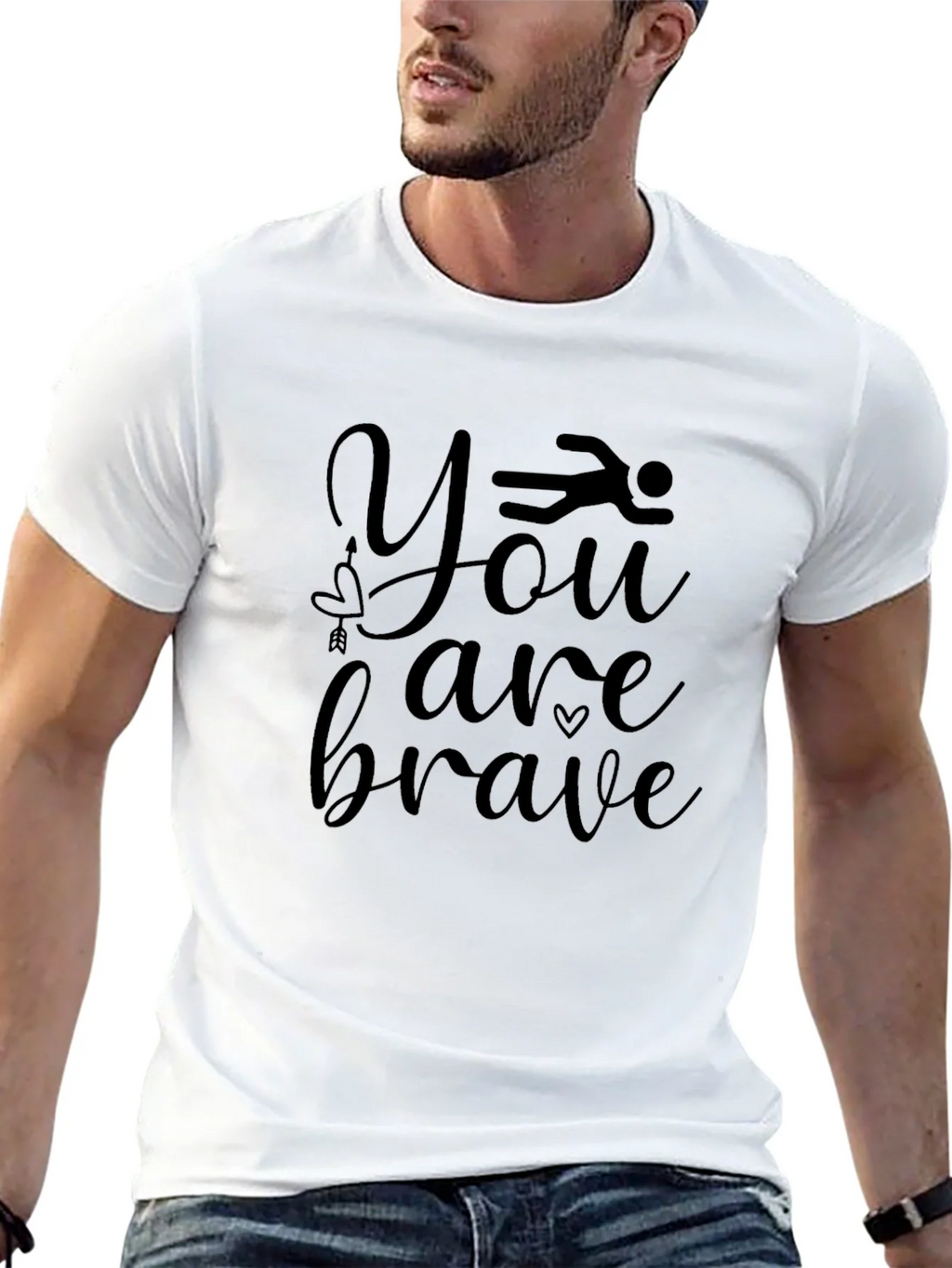 You Are Brave Graphic Tee product image 12