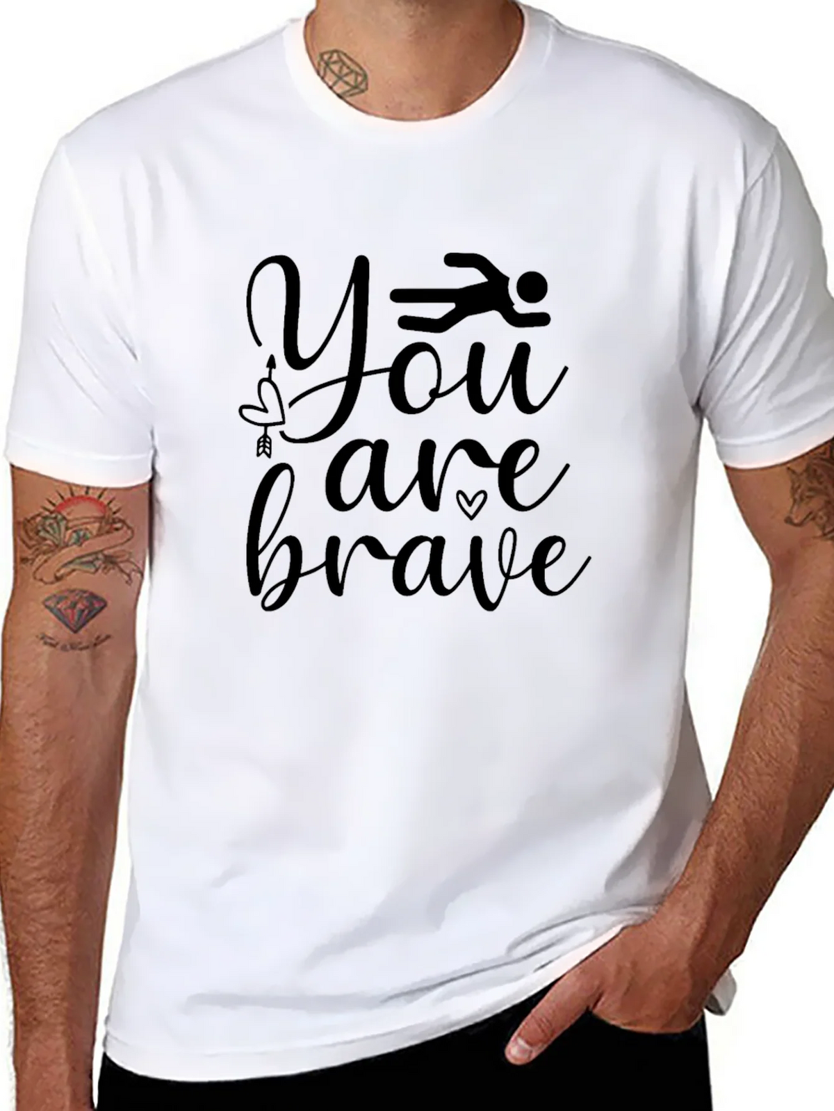 You Are Brave Graphic Tee product image 7
