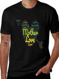 Mother Love Word Art Graphic T-Shirt product image 1