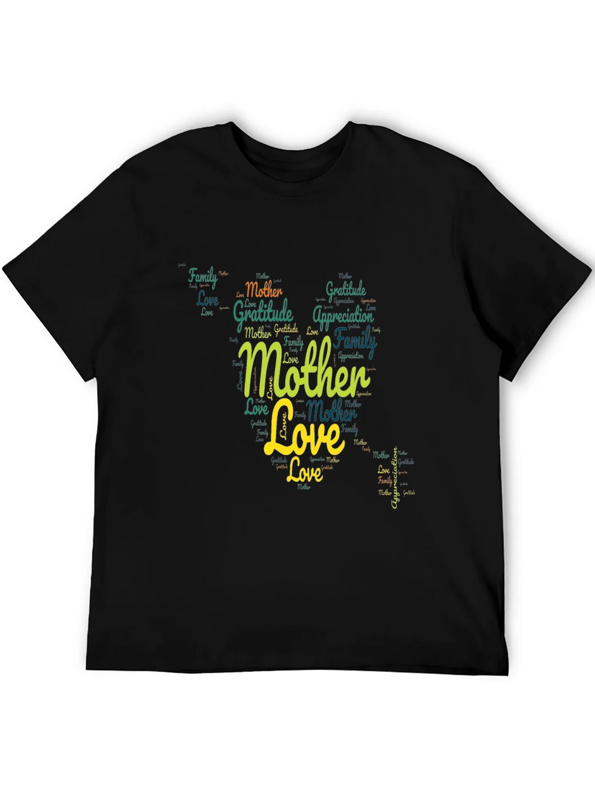 Mother Love Word Art Graphic T-Shirt product image 5