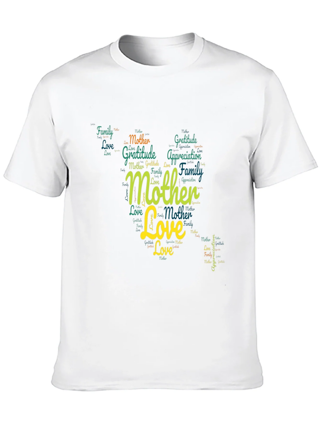 Mother Love Word Art Graphic T-Shirt product image 9